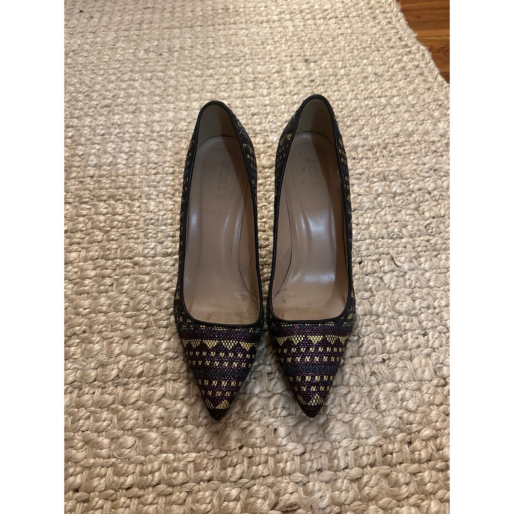 J.Crew Genuine Leather Multicolor Heels